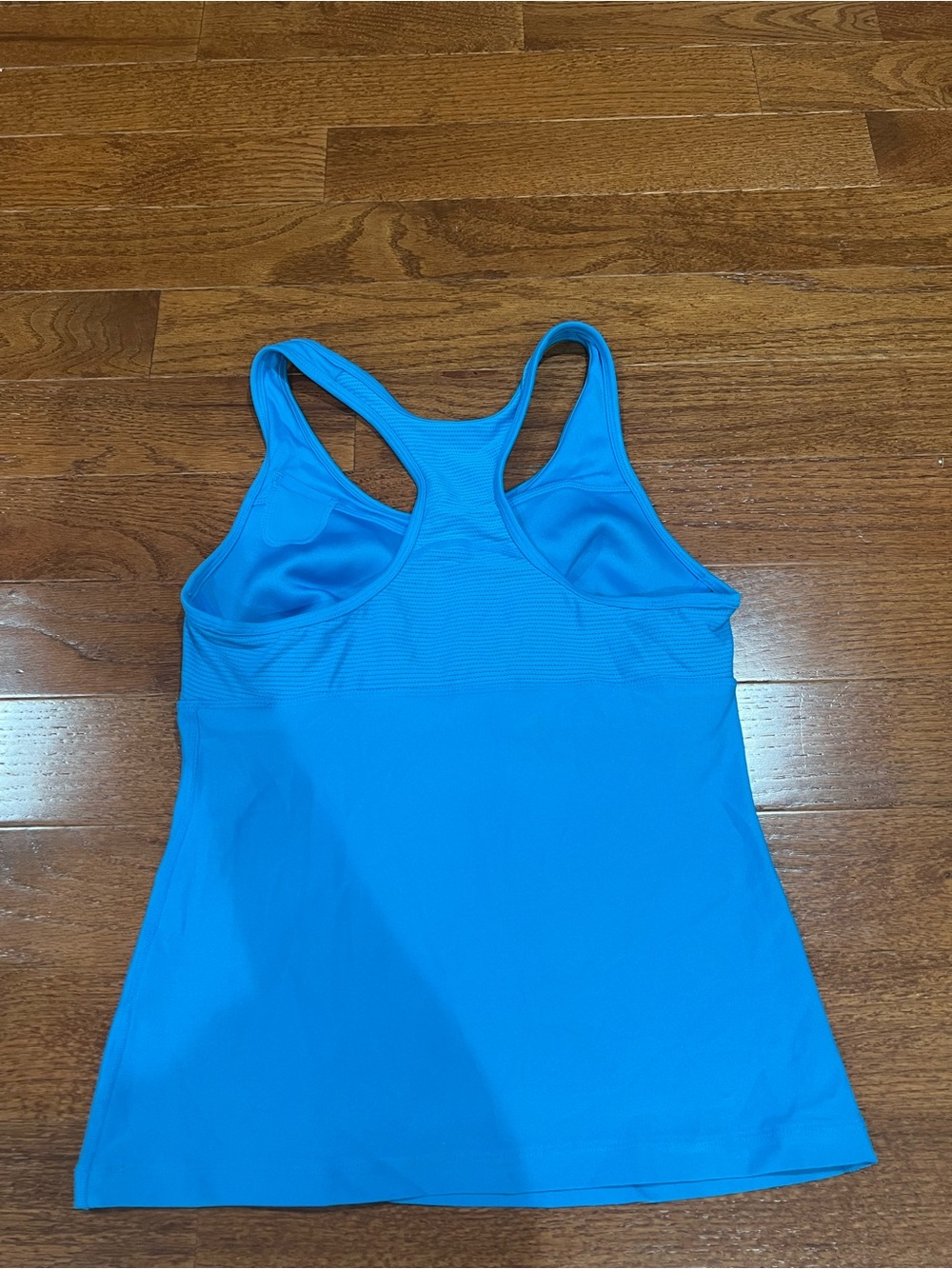 Nike Women’s Bright Blue Racerback Tank - Picture 3 of 6